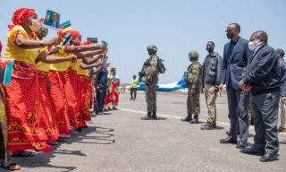 President Kagame In Mozambique for A Working Visit