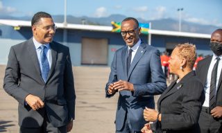 PHOTOS: President Kagame Arrives in Jamaica For 3-Day State Visit