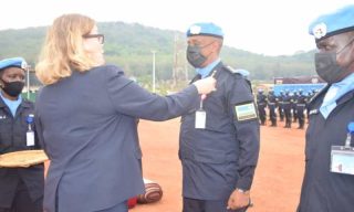 UN Decorates Rwanda Police Peacekeepers in Central Africa Republic