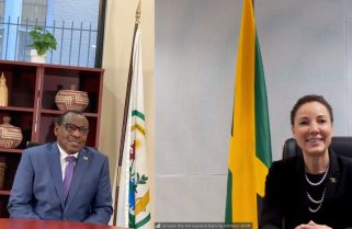 Amb. Gatete Presents Credentials in Jamaica Ahead of President Kagame’s Visit