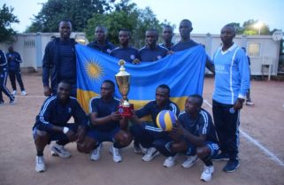 Rwandan Police Team Wins MINUSCA Volleyball Tournament