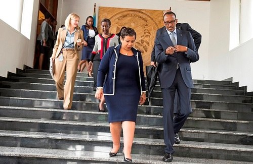 US Attorney General Hold Talks With Kagame