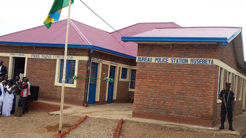 Local community builds police station in rural Rwanda