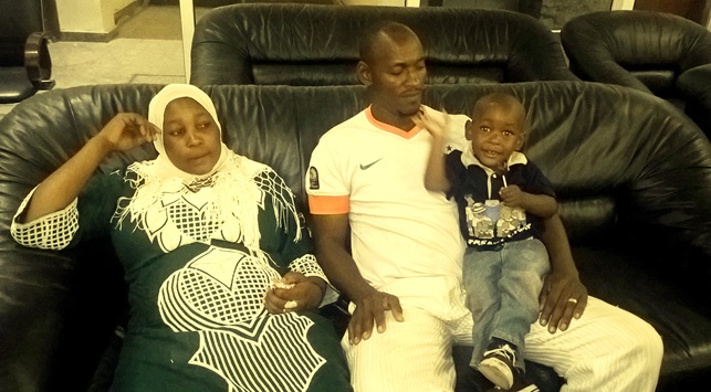 Alaphan Sindayigaya and his family had all their two shops looted in Lusaka, Zambia (photo/Roger Marc)