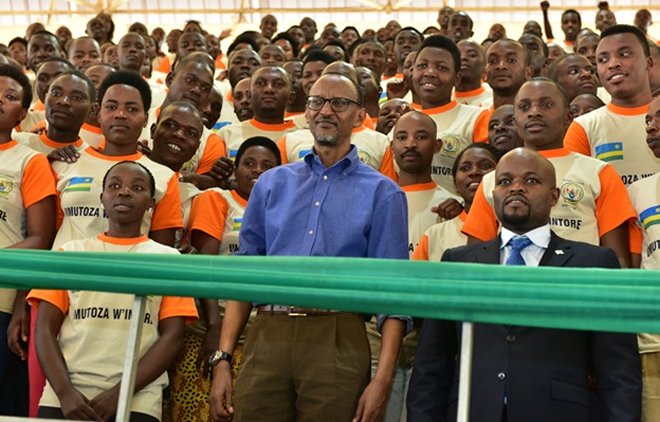 President Paul Kagame meets Youth at Petit Stade 