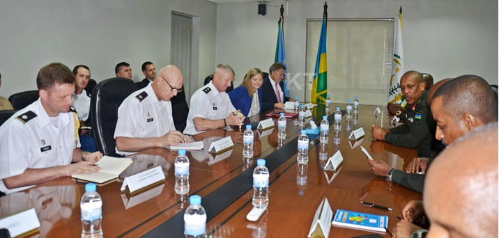 US delegation in consultation with Rwanda 