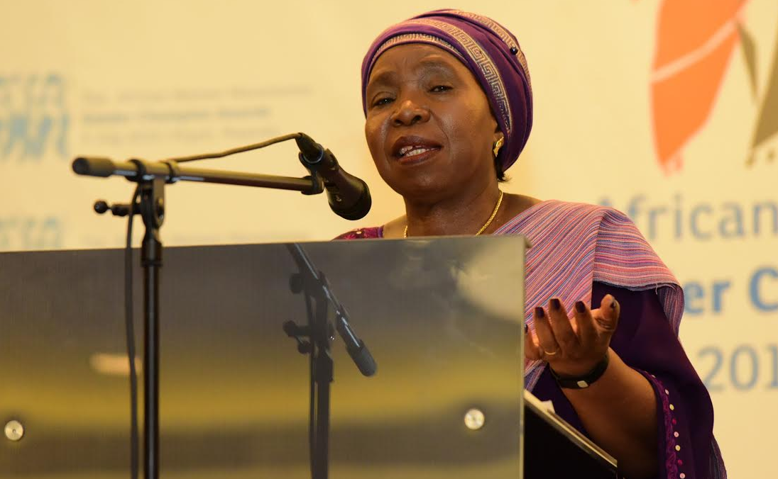 Dr. Nkosazana Dlamini-Zuma, the chairperson of African Union 