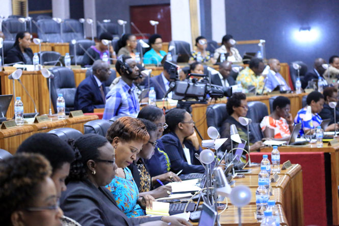 Lawmakers in plenary session