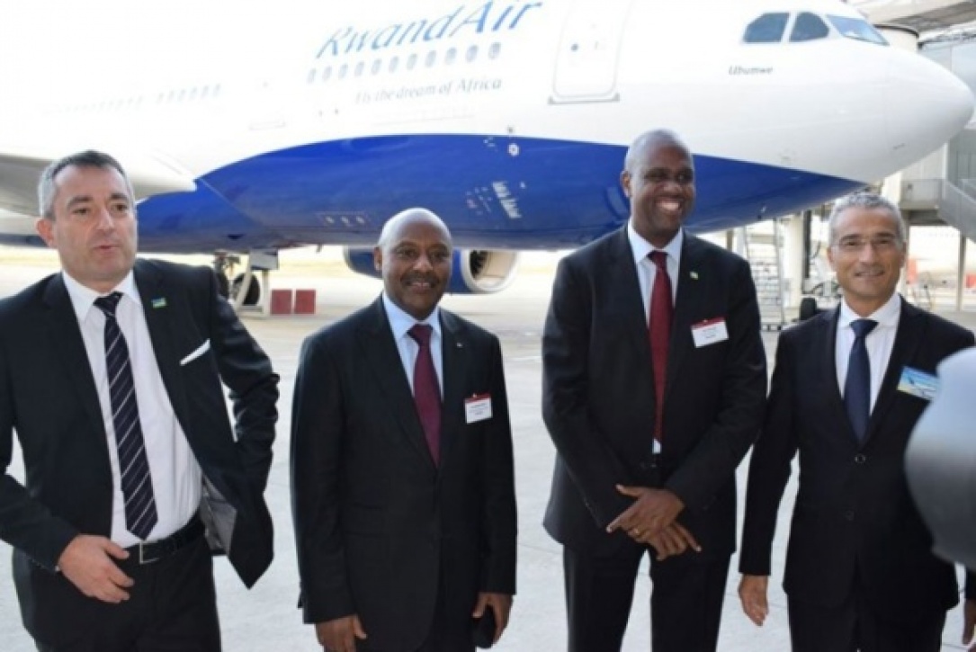 john-mirenge-rwandair-ceo2nd-right-and-rwandas-ambassador-to-france-jacques-kabale