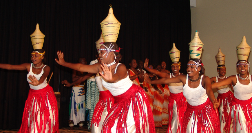 Traditional dancers performing