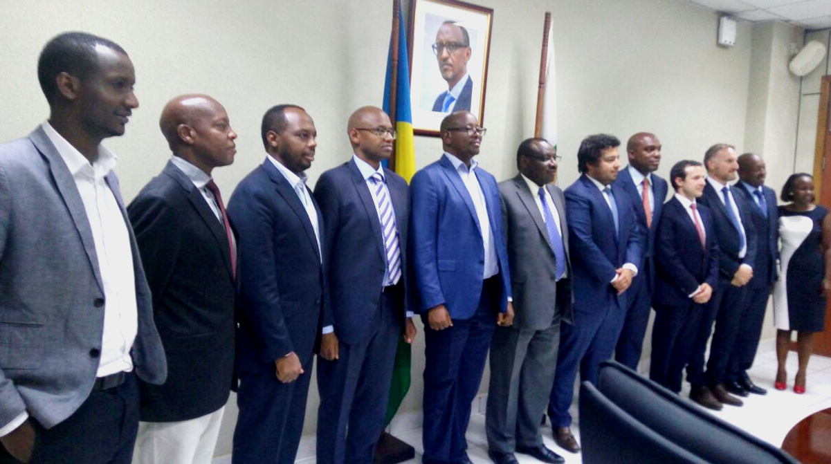 Group photo at the signing ceremony 