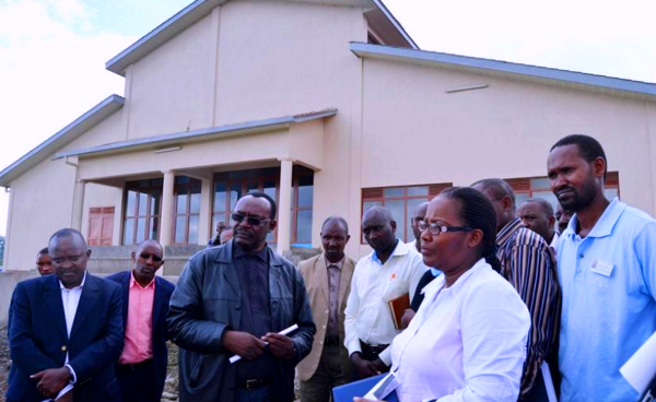 Mukamira dairy processing and collection centre (in background)