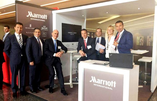 Marriott International CEO & President Arne Sorenson (4th from Right)