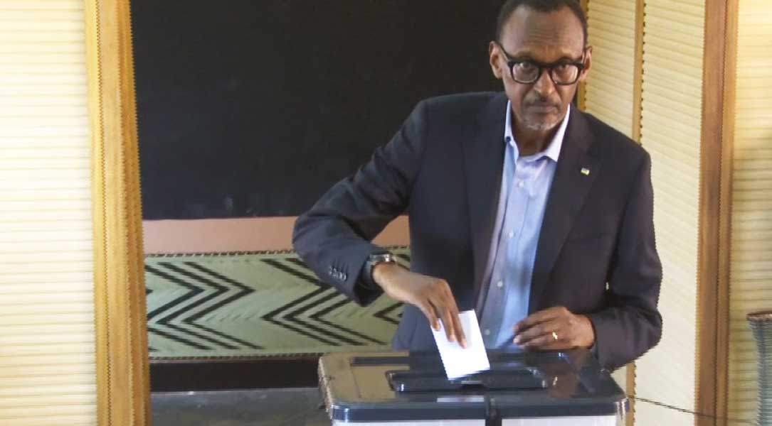 President Kagame, Family Cast Their Vote/ Kigali 04 August 2017