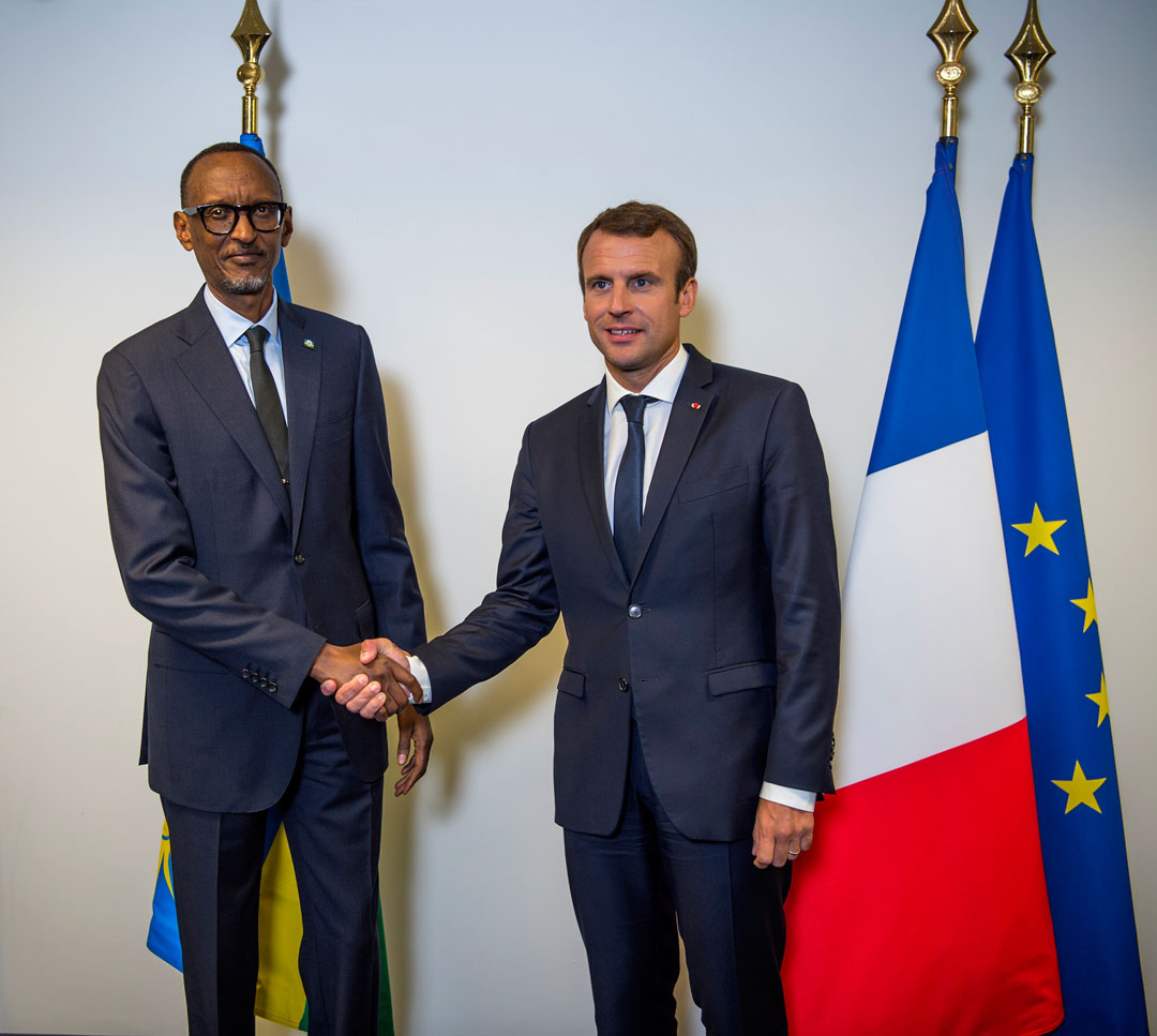 Kagame Meets Macron, Netanyahu on Sidelines of UN General Assembly