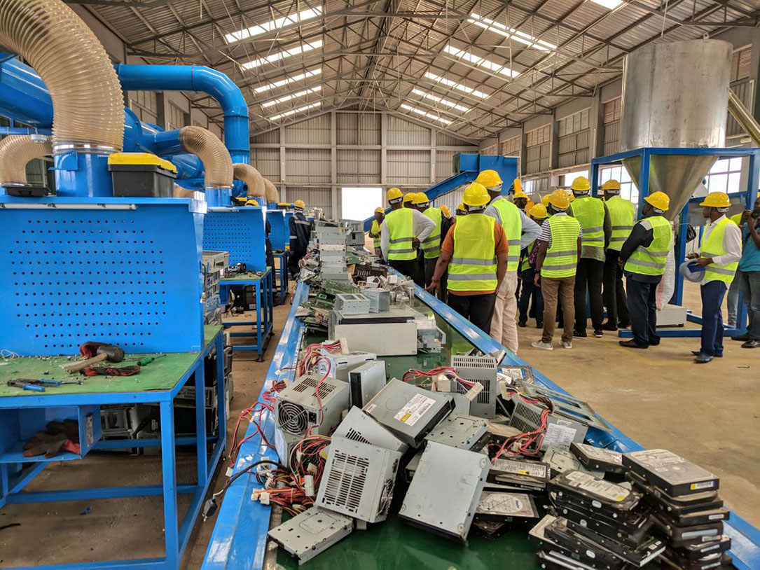 Schools Start Benefiting from e-Waste Plant