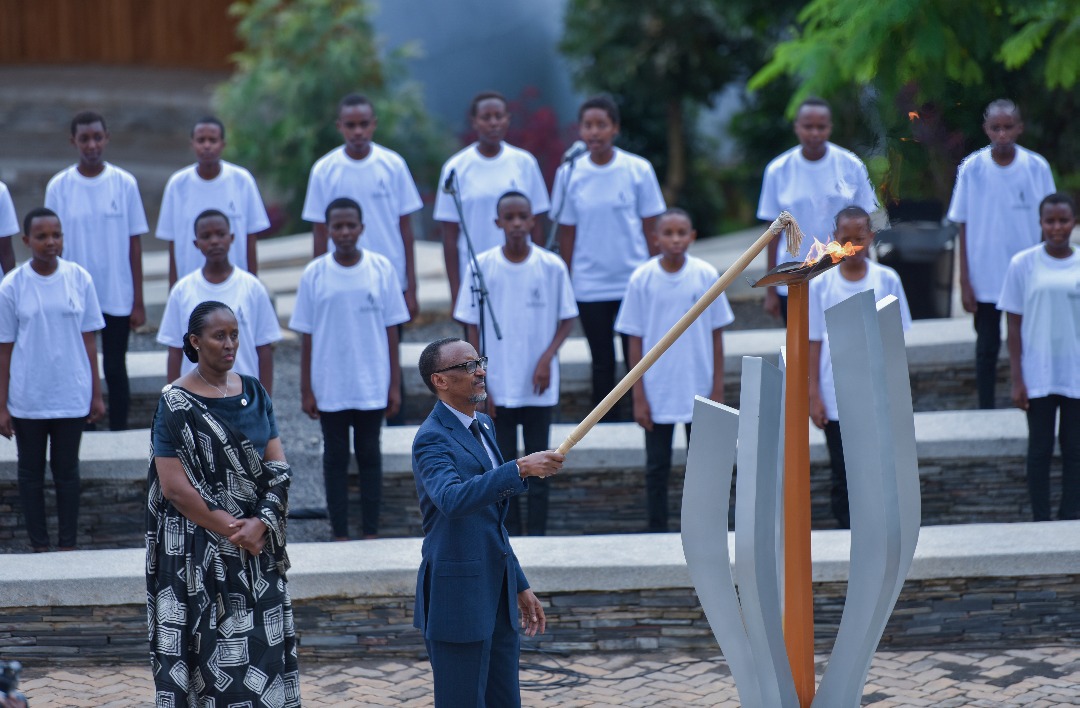 President Kagame Lights the Flame of Hope As Rwanda Begins Kwibuka24