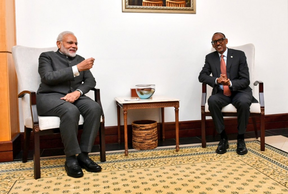Kagame Congratulates Modi over Landslide Victory