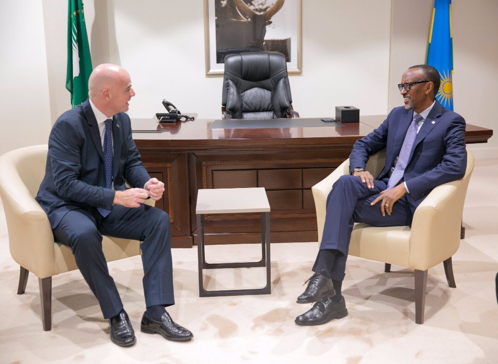 President Kagame Hosts FIFA Boss Infantino