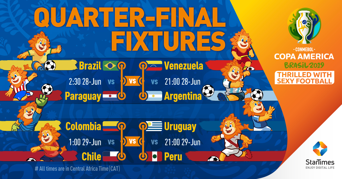 Watch Copa America on StarTimes  Brazil and Argentina Heading to Exciting Semi