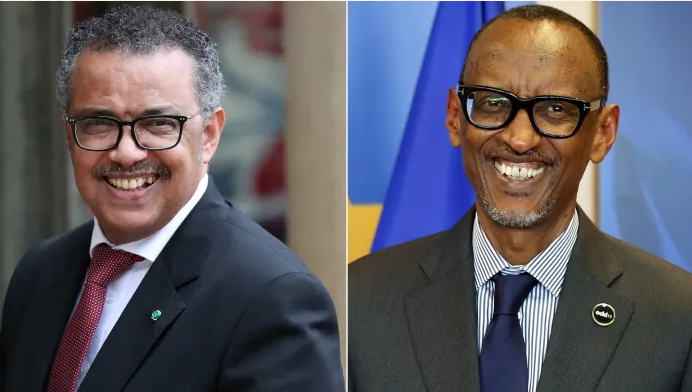 President Kagame, Dr Tedros Defend Health As Foundation of African Prosperity