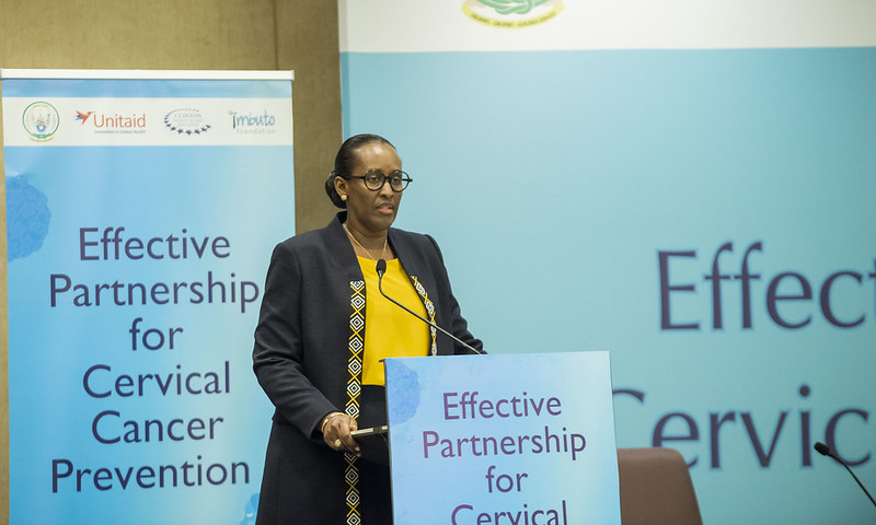 First Lady Jeannette Kagame Rallies Behind Ending of Cervical Cancer