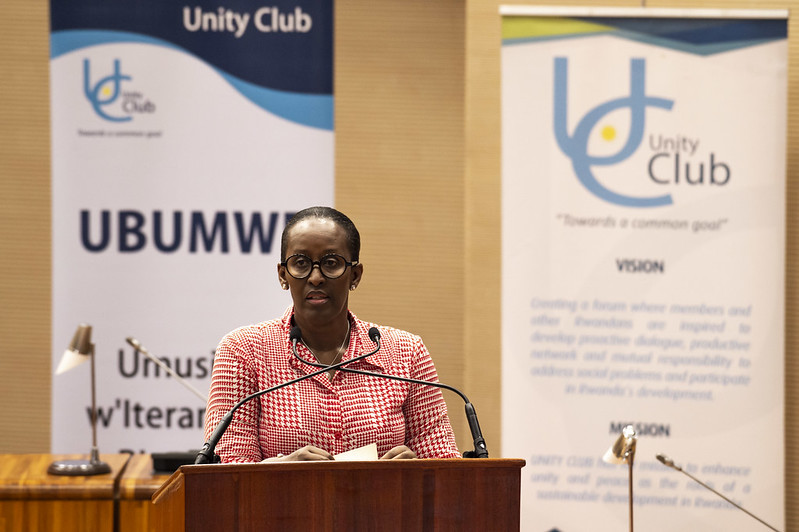 Put Rwandans, Country First -First Lady to Unity Club Members