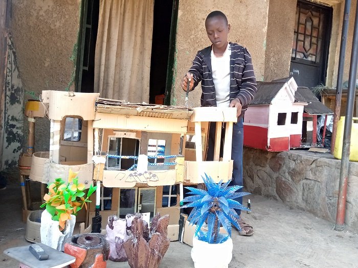 Engineer in the Making: How COVID-19 Lockdown Helped 13-yr Old Hakizimana Discover Gifted Hands