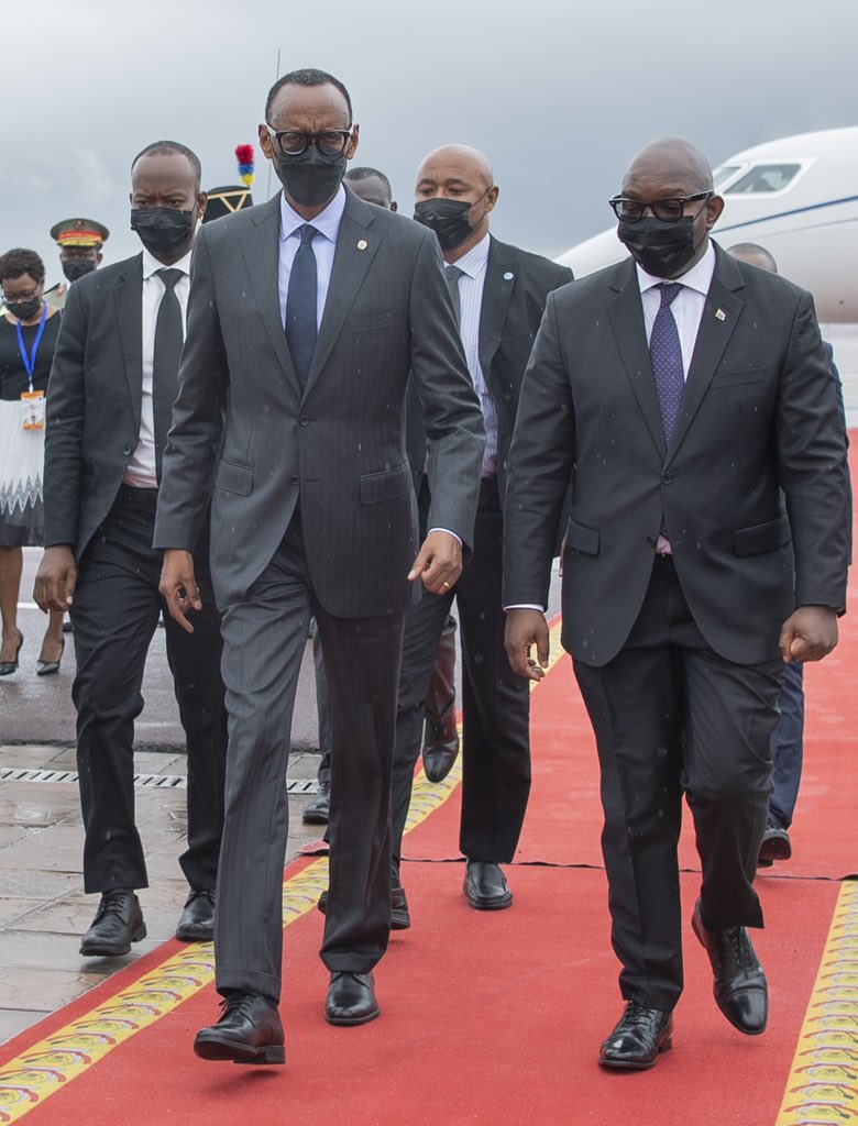 President Kagame in Kinshasa for Continental Meet