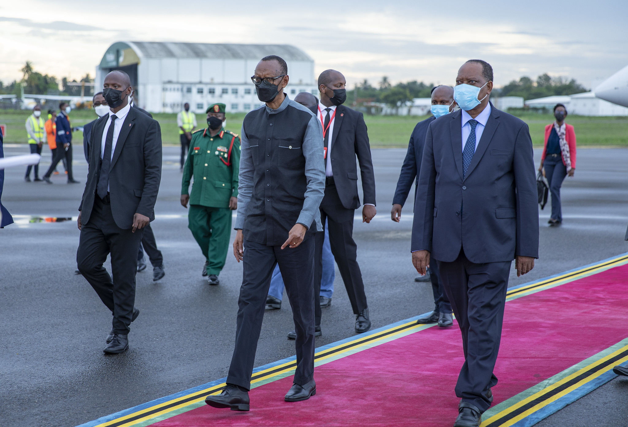 President Kagame in Tanzania for Independence Fete