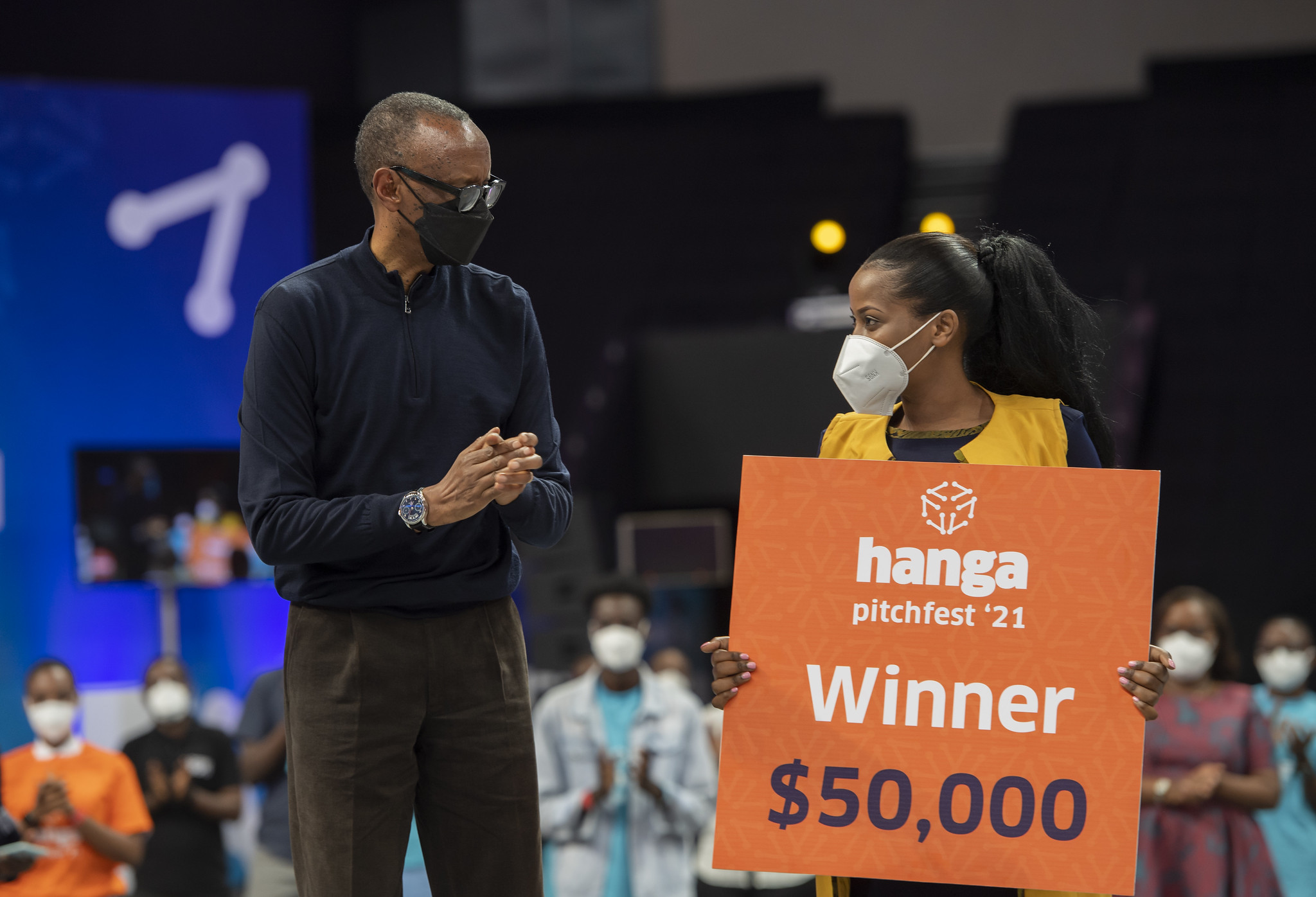 “This is Just the Beginning”- President Kagame Promises Young Entrepreneurs at First Hanga Pitch Fest