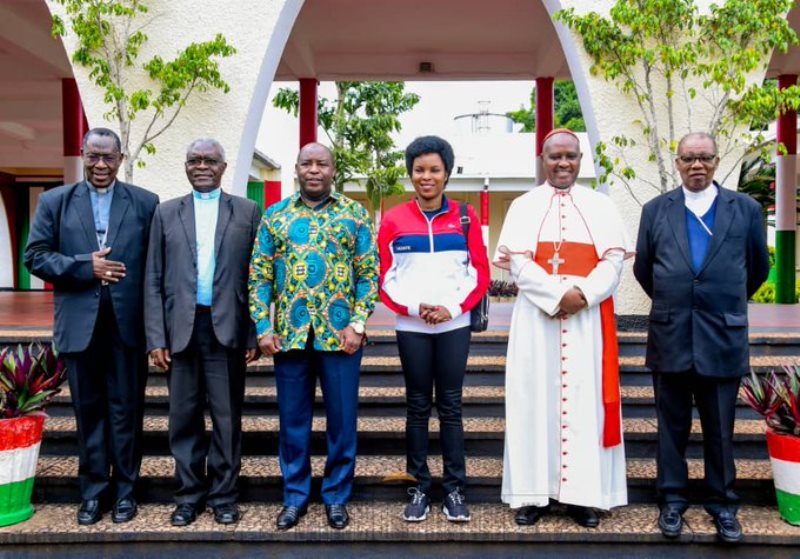 Burundi’s President Ndayishimiye Receives Antoine Cardinal Kambanda