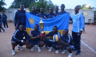Rwandan Police Team Wins MINUSCA Volleyball Tournament