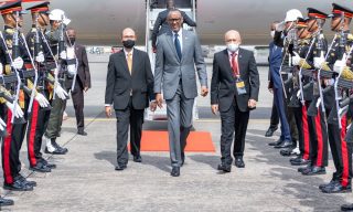 PHOTOS: President Kagame’s Colourful Welcome As He Arrives In Indonesia For G20 Summit