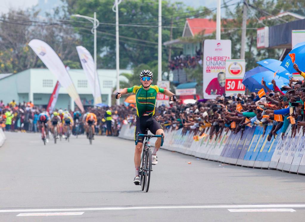 Lecerf books yellow jersey as South African Ormiston wins stage 5