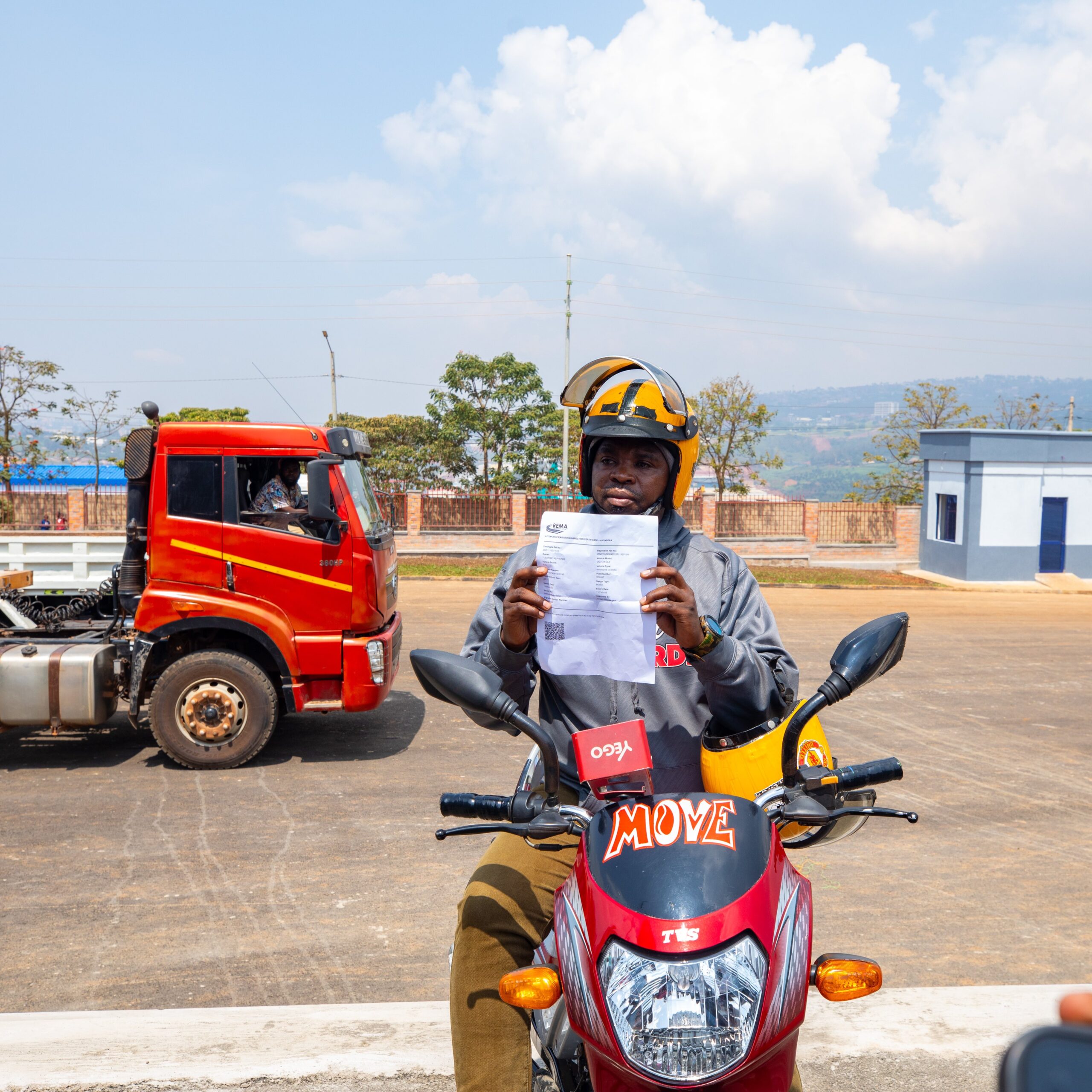 Rwanda Police Opens New Testing Center Where Motorcycle Spends Only 60 Seconds