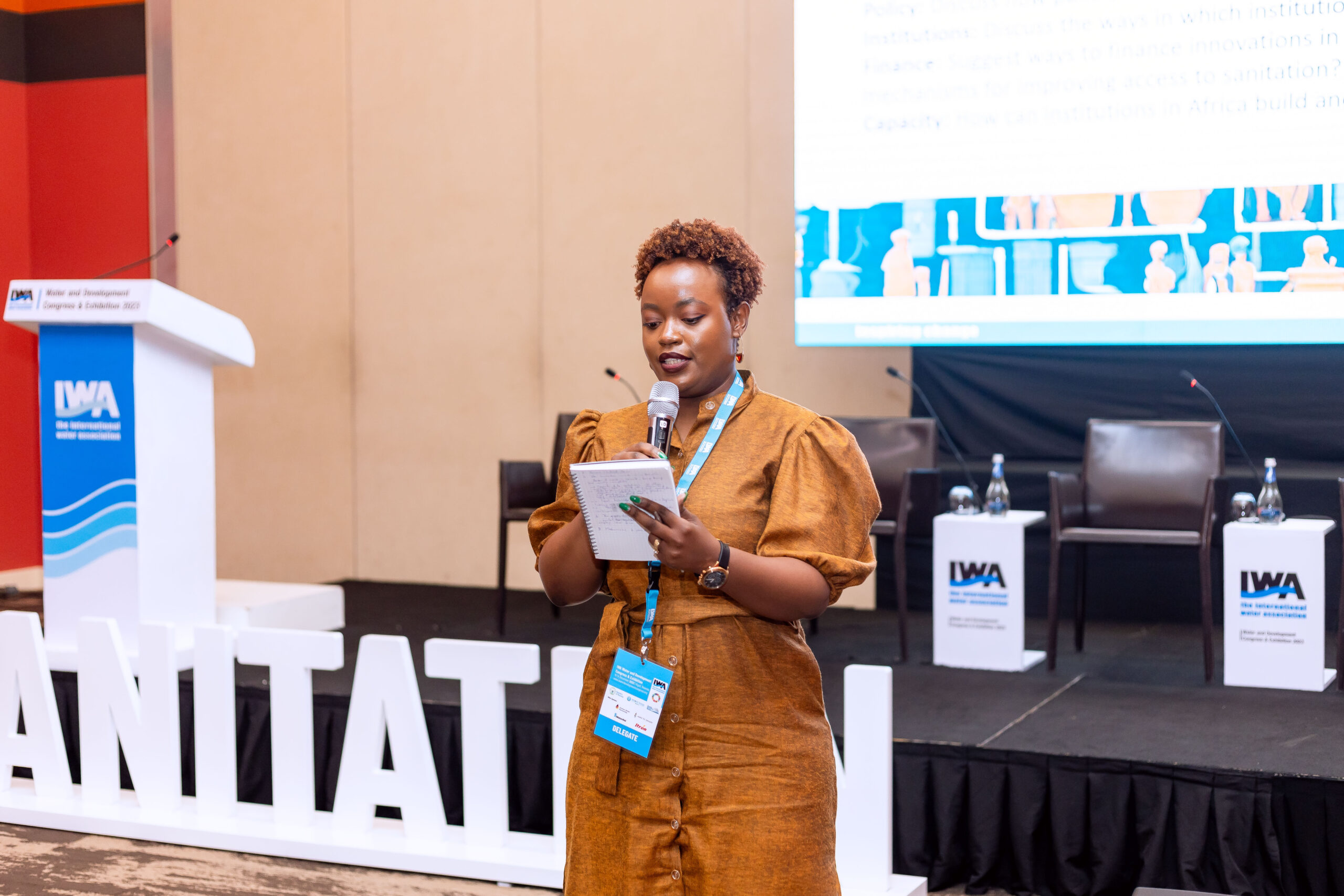 Benigne Ishimwe Mugwaneza, IWA YWP Rwanda Chapter Coordinator.