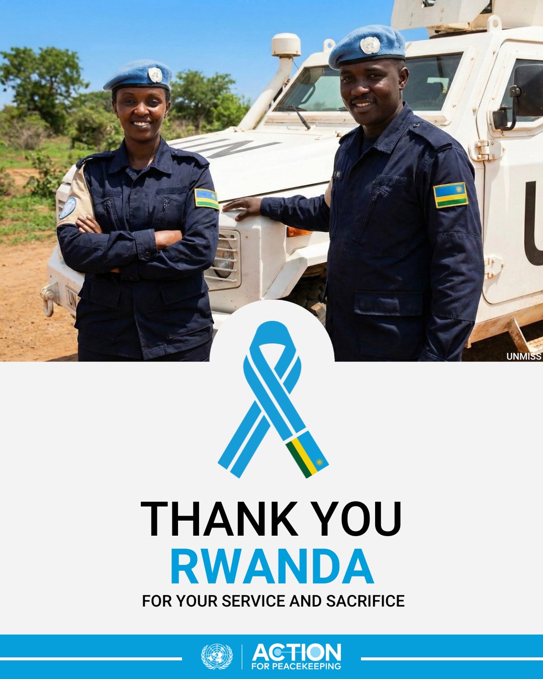 UN Salutes Rwanda’s Peacekeepers Serving in Missions Worldwide