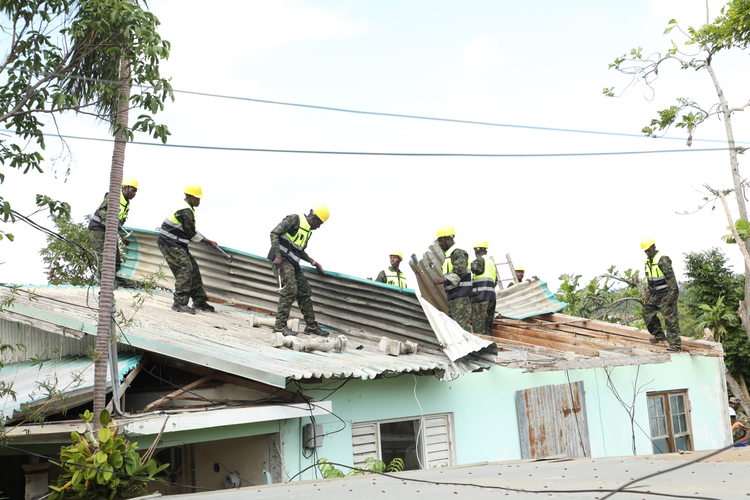 Rwandan Army Engineers Commence Jamaica Rebuilding Mission