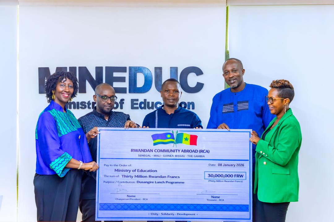 Rwandan Diaspora in West Africa Donates Rwf 30m to ‘Lunch for All’ Scheme