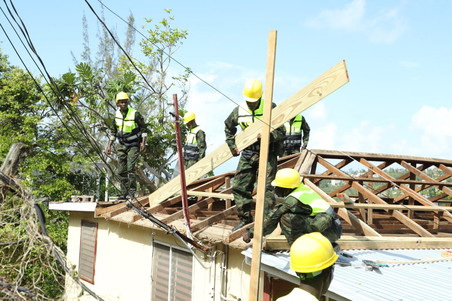 Rwanda Troops Rebuild Lives, Not Just Homes, in Hurricane-Hit Jamaica