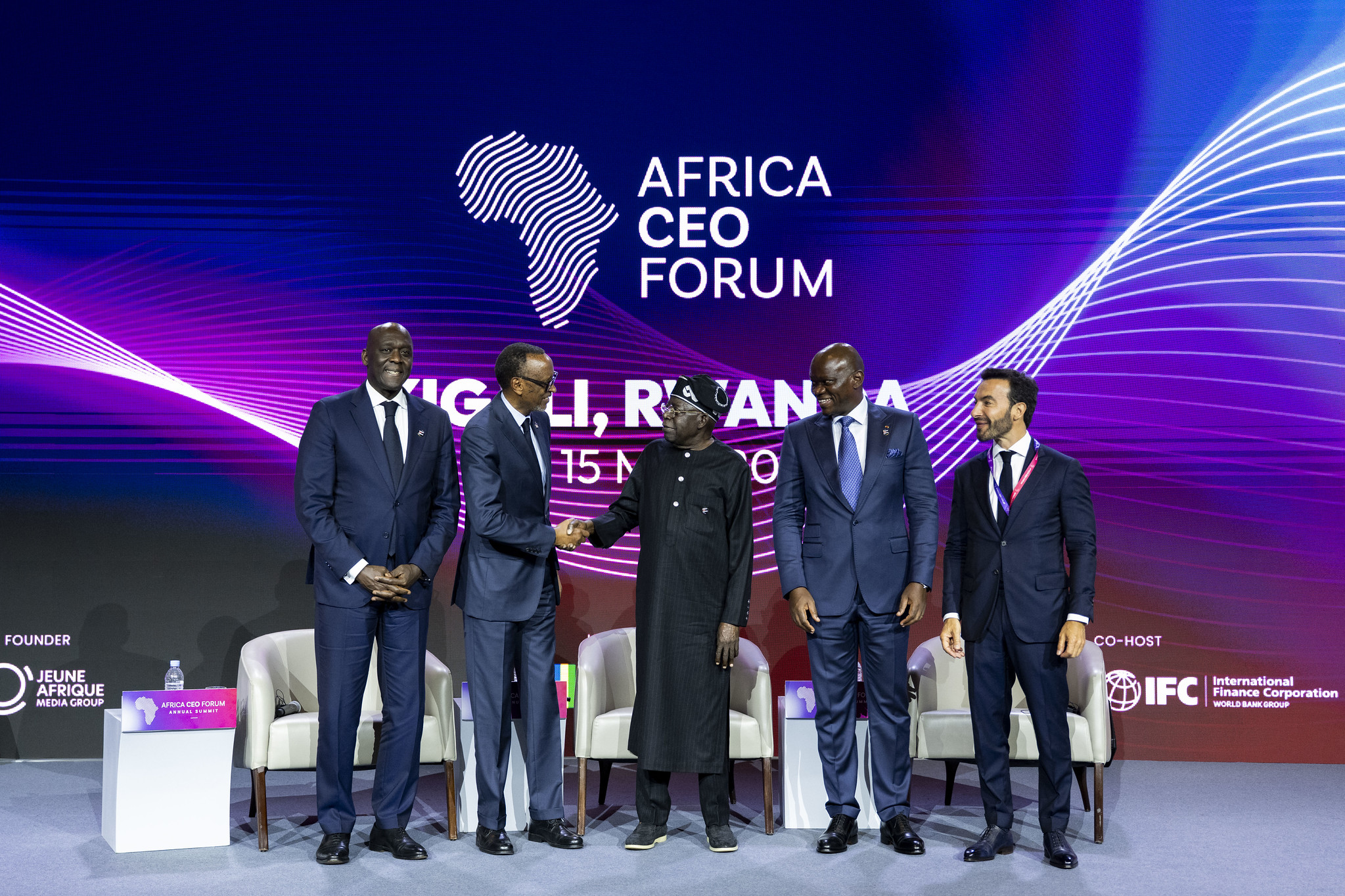 “It Is Up To Us To Raise Ourselves To Where We Should Be,” Kagame To Africa CEO Forum